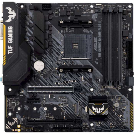 Материнська плата ASUS TUF GAMING B450M-Plus II (TUF GAMING B450M-PLUS II) (Socket AM4, AMD B450, Micro-ATX)