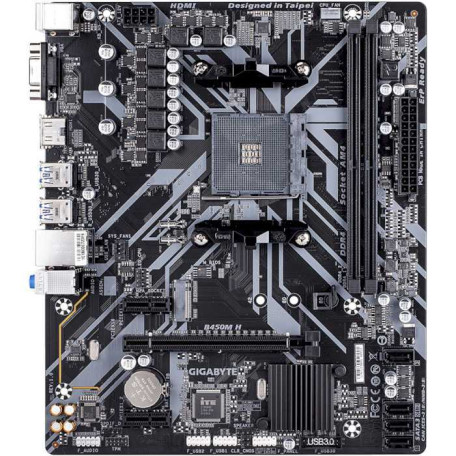 Материнська плата Gigabyte B450M H (B450M H) (Socket AM4, AMD B450, Micro-ATX) Б/в