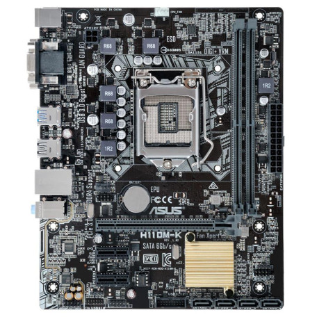 Материнська плата ASUS H110M-K (H110M-K) (Socket 1151, Intel H110, Micro-ATX) Б/в
