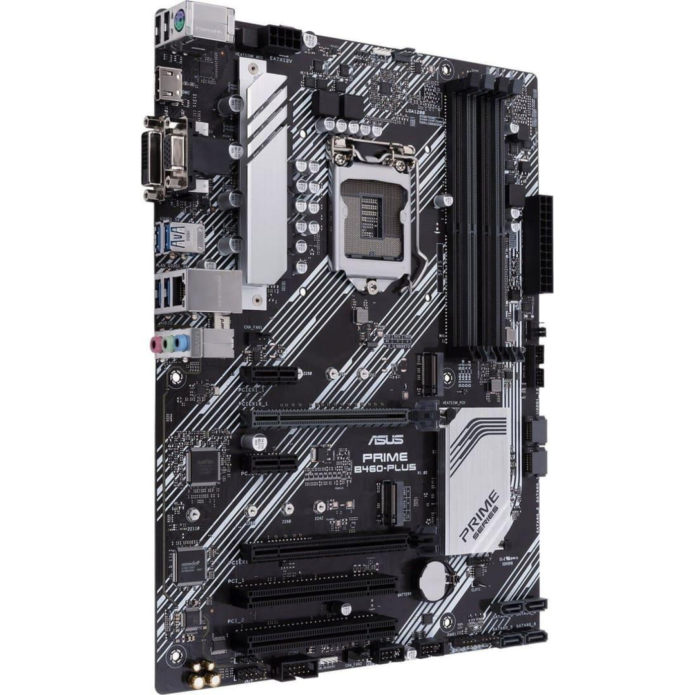 Материнская плата ASUS PRIME B460-Plus (Prime B460-Plus) (Socket 1200, Intel B460, ATX) Б/у,U1