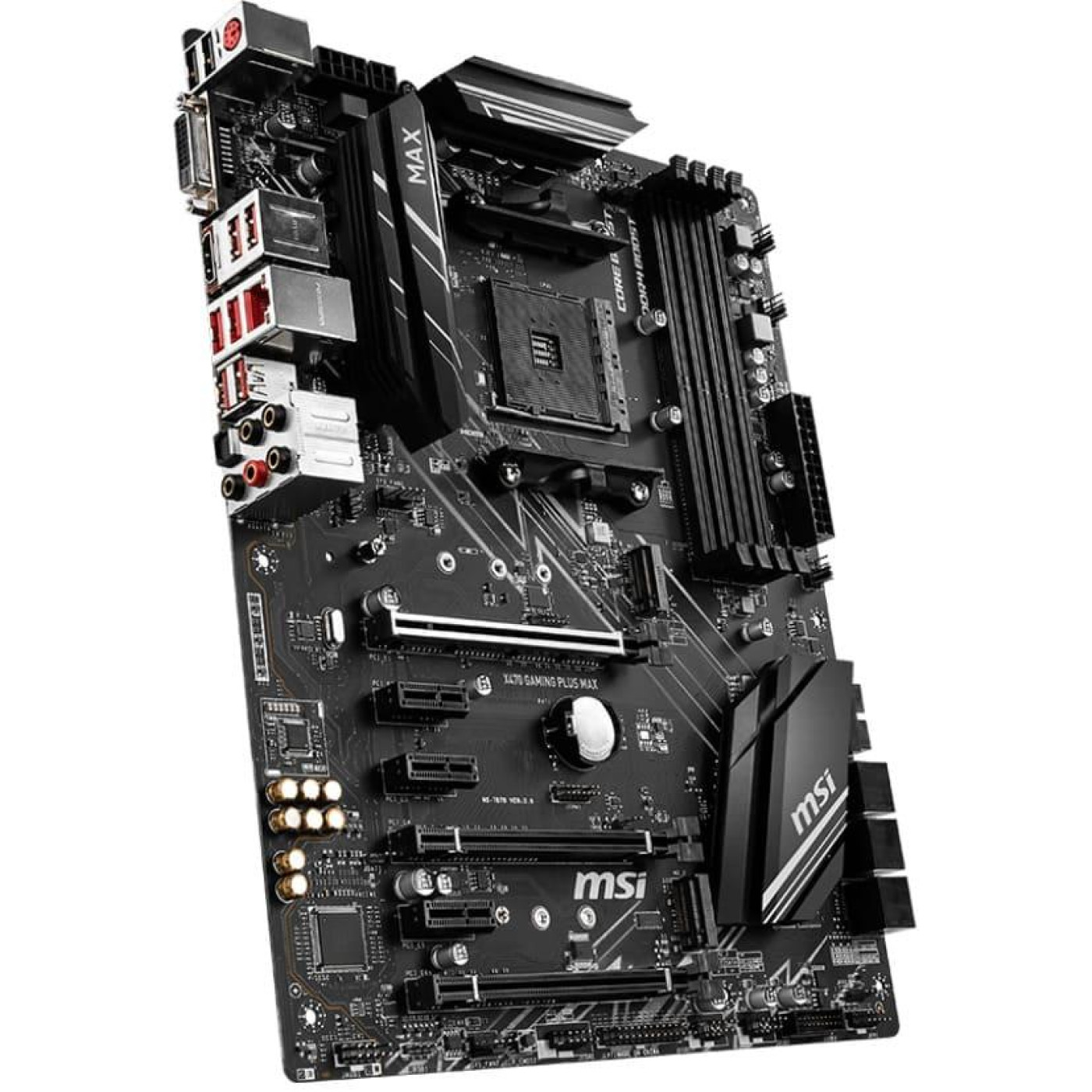 Материнская плата MSI X470 Gaming Plus Max (X470 Gaming Plus Max) (Socket AM4, AMD X470, ATX) Б/у
