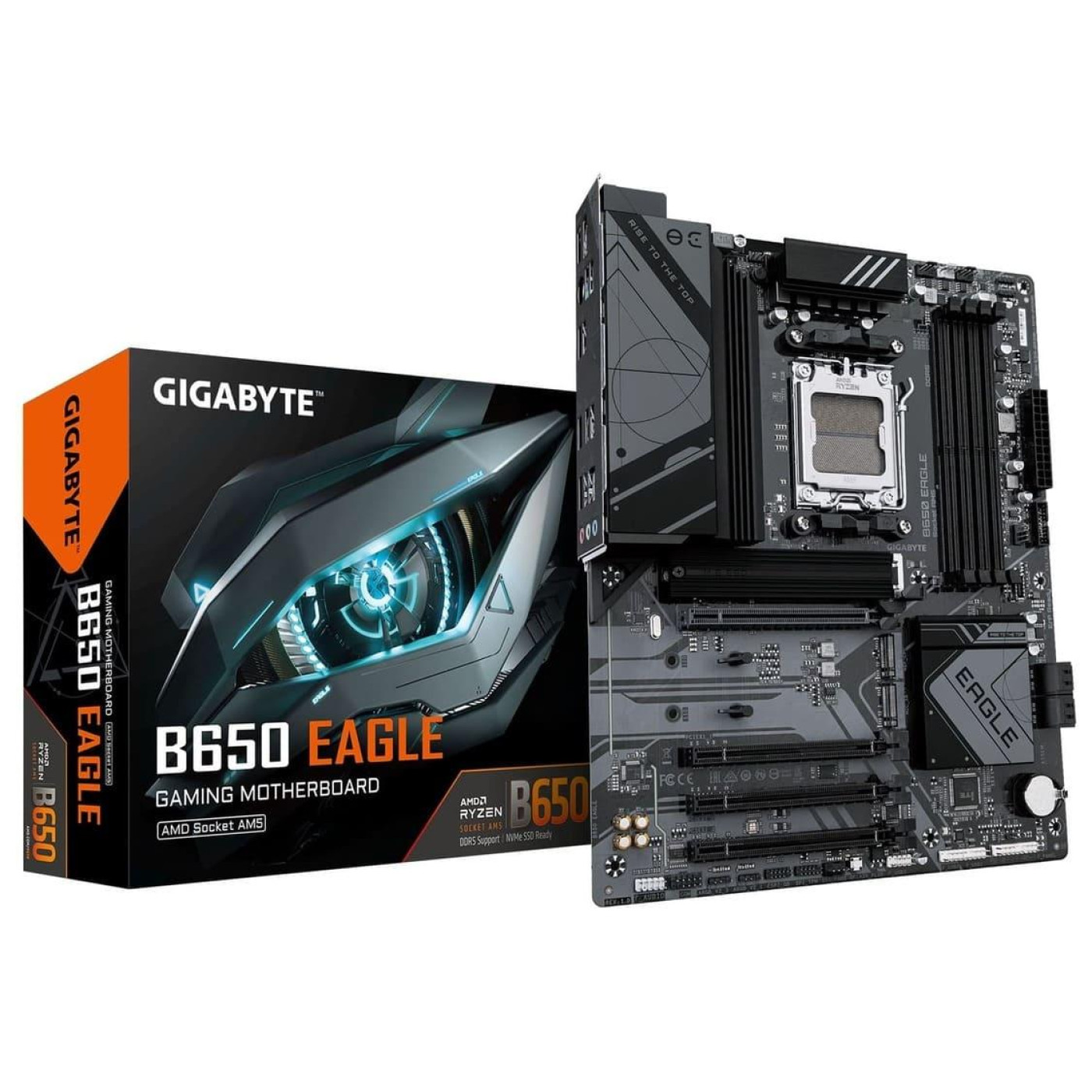 Материнська плата Gigabyte B650 EAGLE (B650 EAGLE) (Socket AM5, AMD B650, ATX)