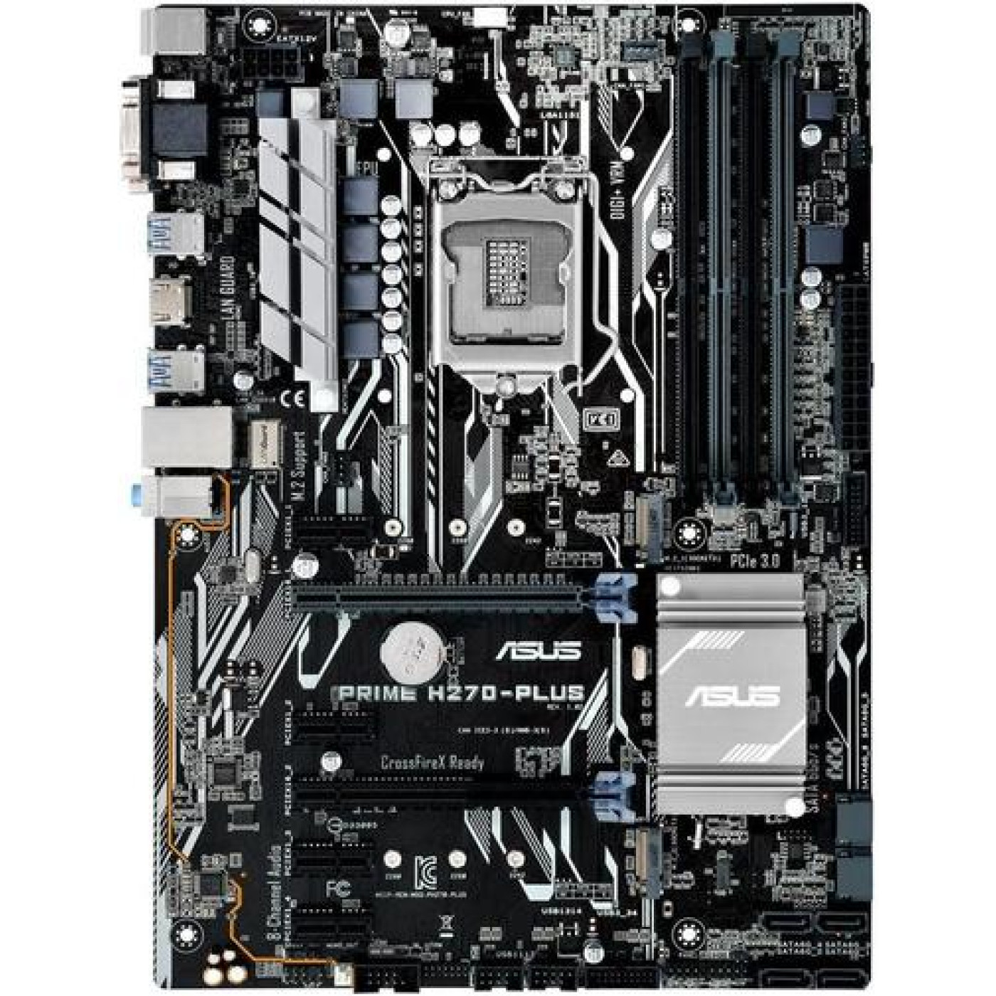 Материнская плата ASUS Prime H270-Plus (Prime H270-Plus) (Socket 1151, Intel H270, ATX) Б/у,U1