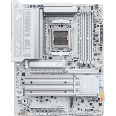 Материнська плата ASUS TUF GAMING X870-PRO WIFI7 W NEO White (TUF GAMING X870-PRO WIFI7 W NEO) (Socket AM5, AMD X870, ATX)