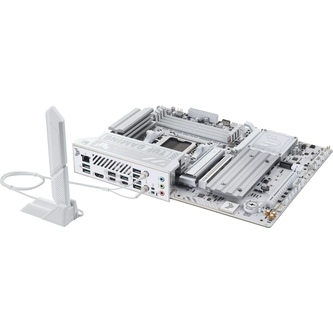 Материнская плата ASUS TUF GAMING X870-PRO WIFI7 W NEO White (TUF GAMING X870-PRO WIFI7 W NEO) (Socket AM5, AMD X870, ATX)