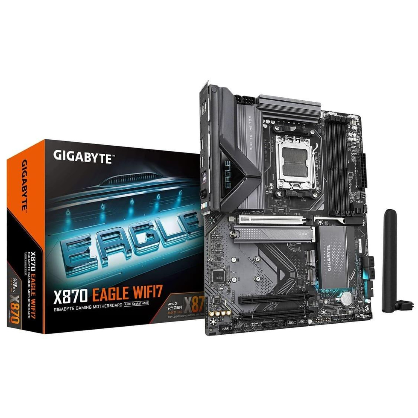 Материнская плата Gigabyte X870 EAGLE WIFI7 (X870 EAGLE WIFI7) (Socket AM5, AMD X870, ATX)