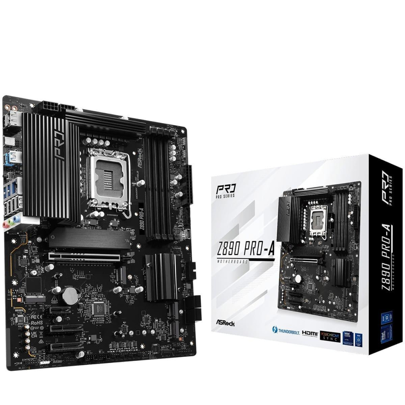 Материнська плата AsRock Z890 PRO-A (Z890 PRO-A) (Socket 1851, Intel Z890, ATX)