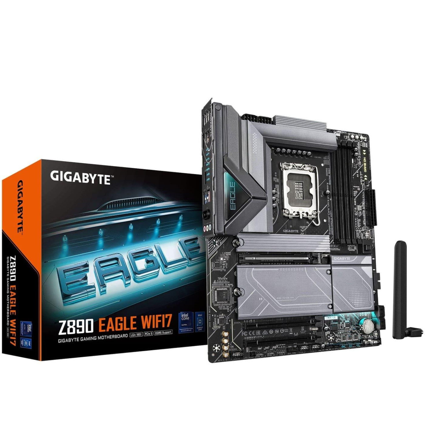 Материнська плата Gigabyte Z890 EAGLE WIFI7 (Z890 EAGLE WIFI7) (Socket 1851, Intel Z890, ATX)