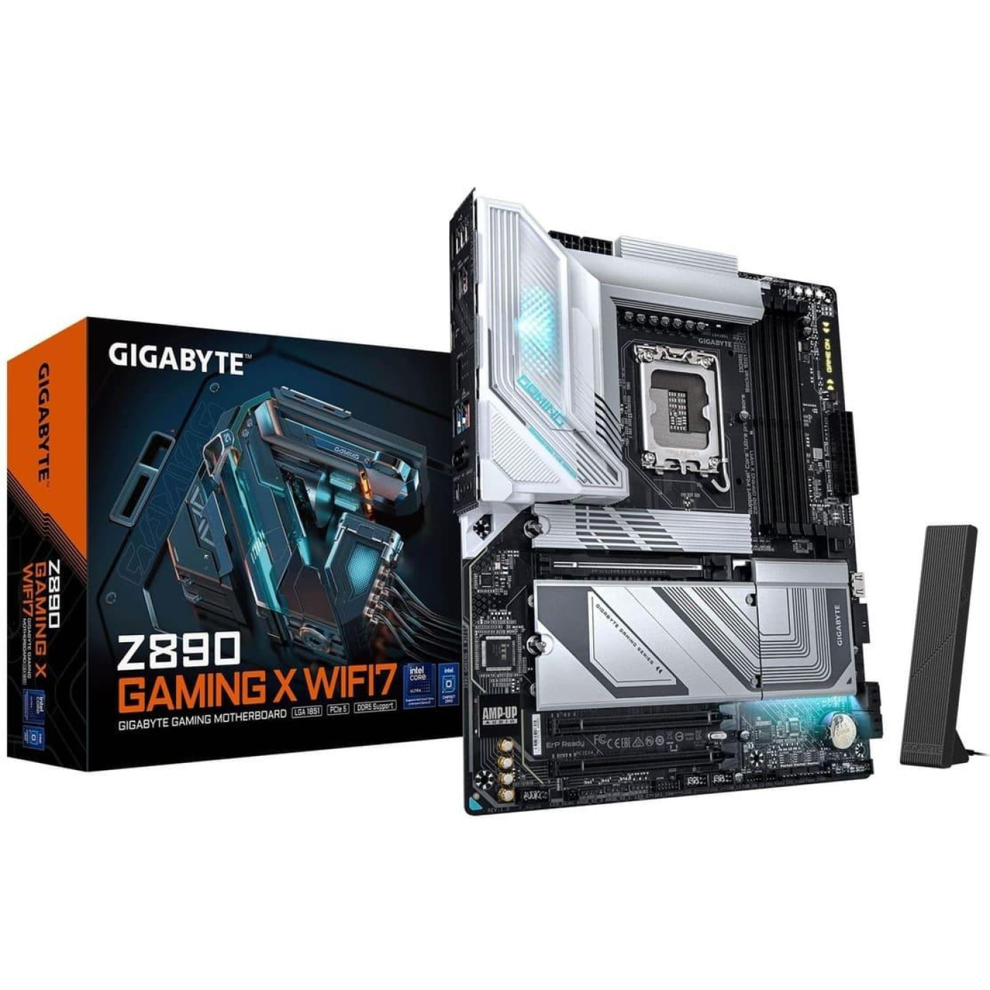 Материнська плата Gigabyte Z890 GAMING X WIFI7 (Z890 GAMING X WIFI7) (Socket 1851, Intel Z890, ATX)