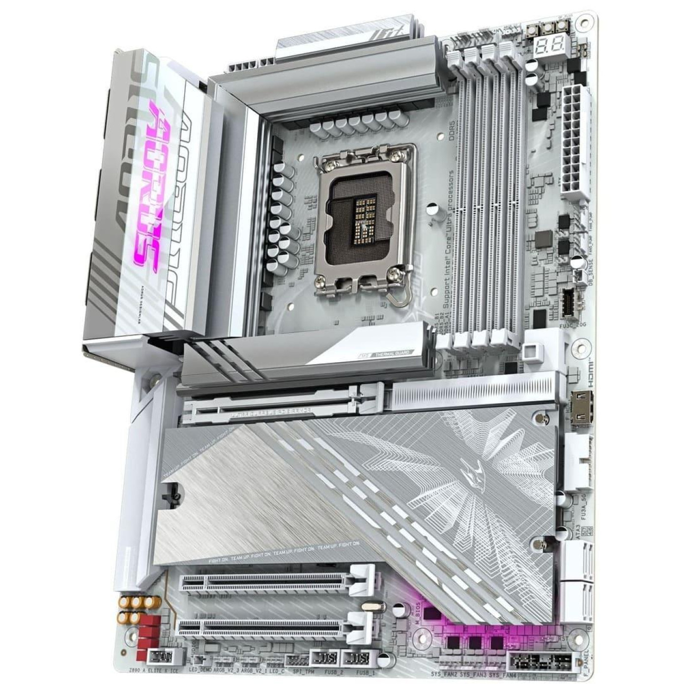 Материнська плата Gigabyte Z890 AORUS ELITE X ICE (Z890 AORUS ELITE X ICE) (Socket 1851, Intel Z890, ATX)