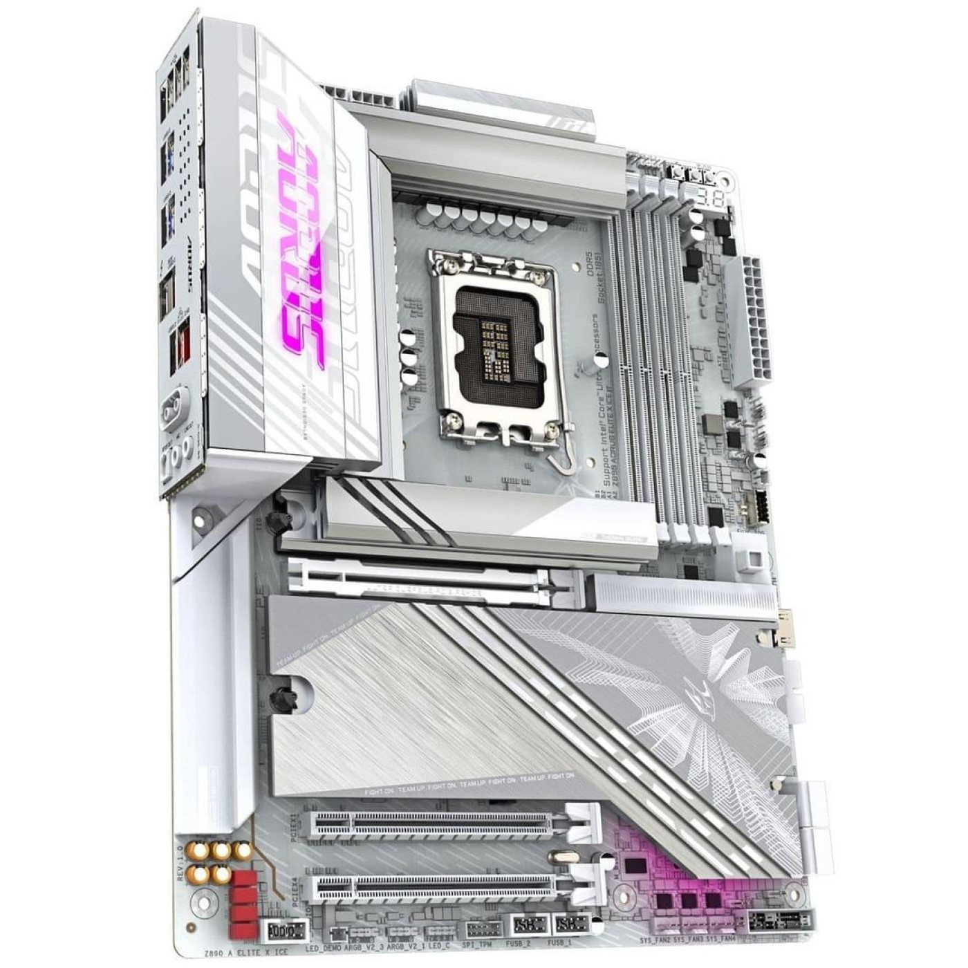 Материнська плата Gigabyte Z890 AORUS ELITE X ICE (Z890 AORUS ELITE X ICE) (Socket 1851, Intel Z890, ATX)