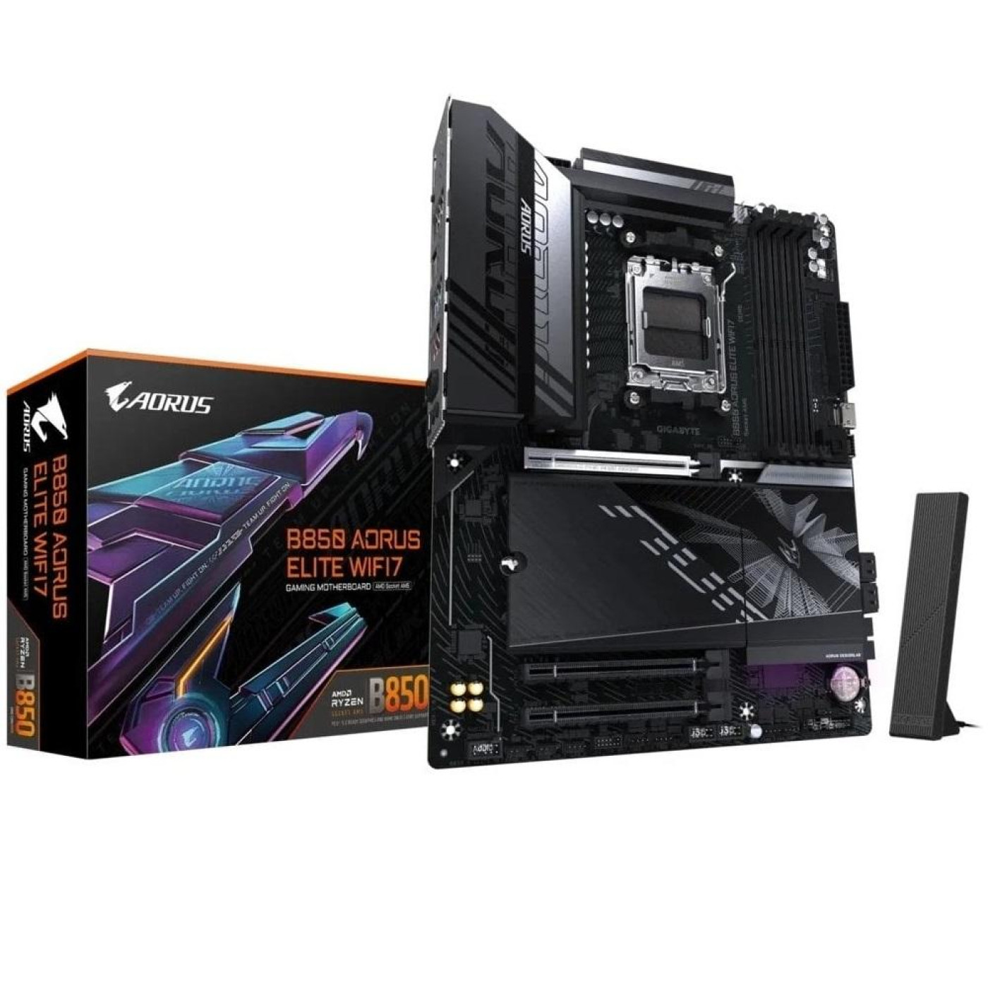 Материнська плата Gigabyte B850 AORUS ELITE WIFI7 (B850 AORUS ELITE WIFI7) (Socket AM5, AMD B850, ATX)