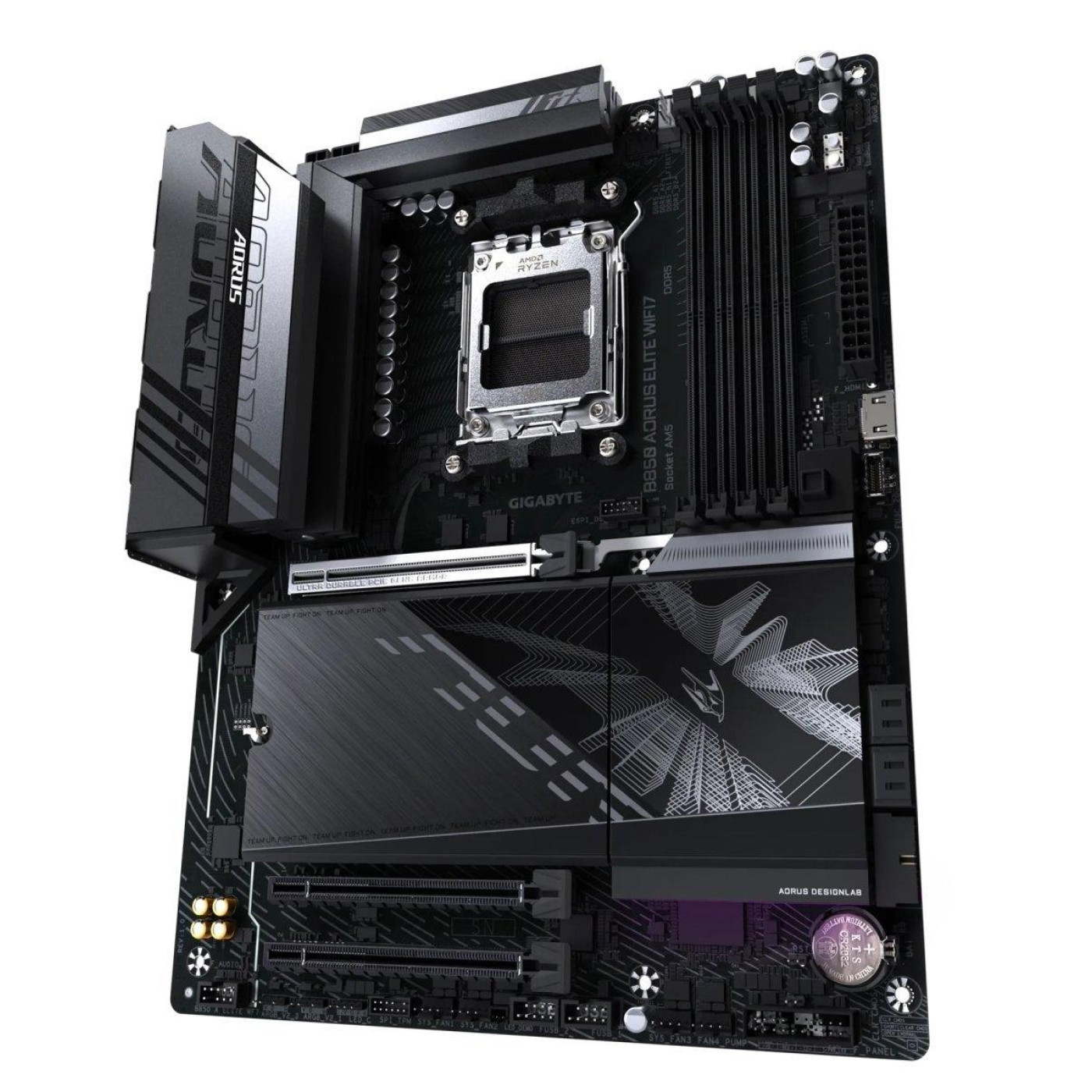 Материнська плата Gigabyte B850 AORUS ELITE WIFI7 (B850 AORUS ELITE WIFI7) (Socket AM5, AMD B850, ATX)