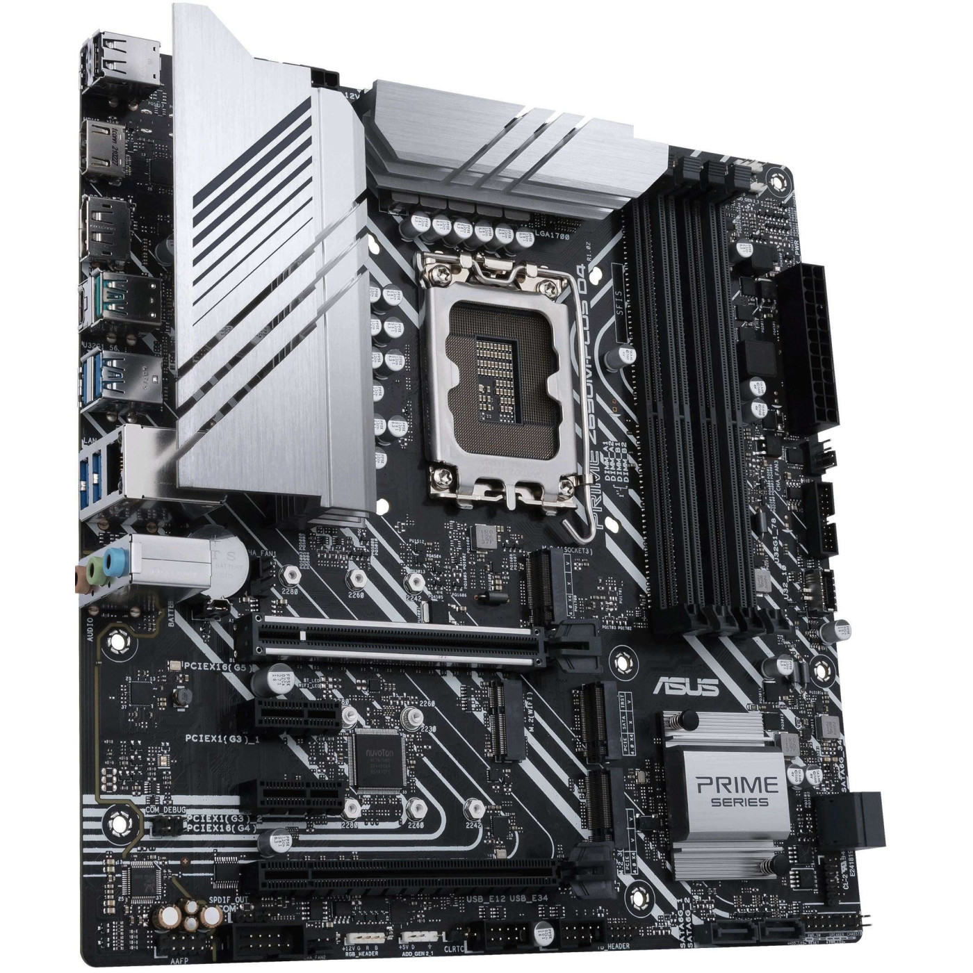 Материнская плата ASUS PRIME Z690M-PLUS D4 (PRIME Z690M-PLUS D4) (Socket 1700, Intel Z690, ATX) Б/у