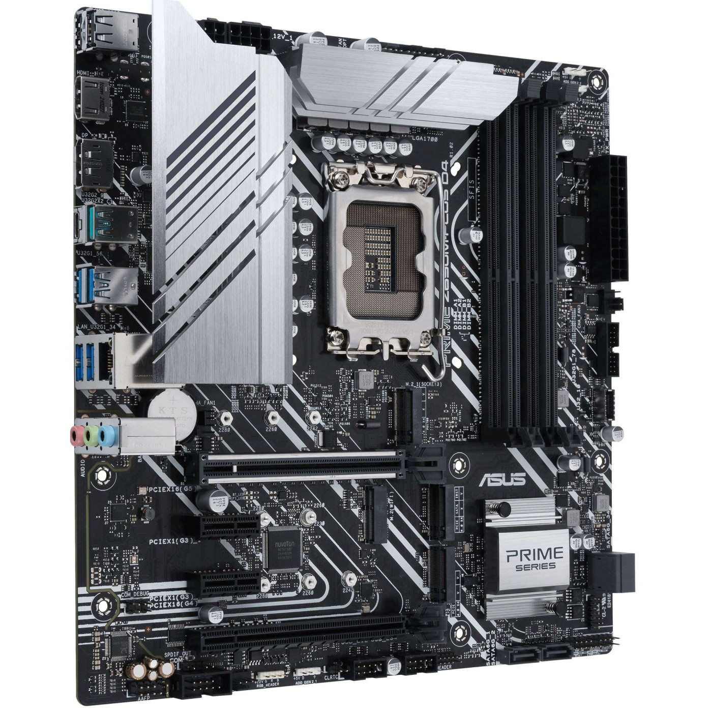 Материнская плата ASUS PRIME Z690M-PLUS D4 (PRIME Z690M-PLUS D4) (Socket 1700, Intel Z690, ATX) Б/у