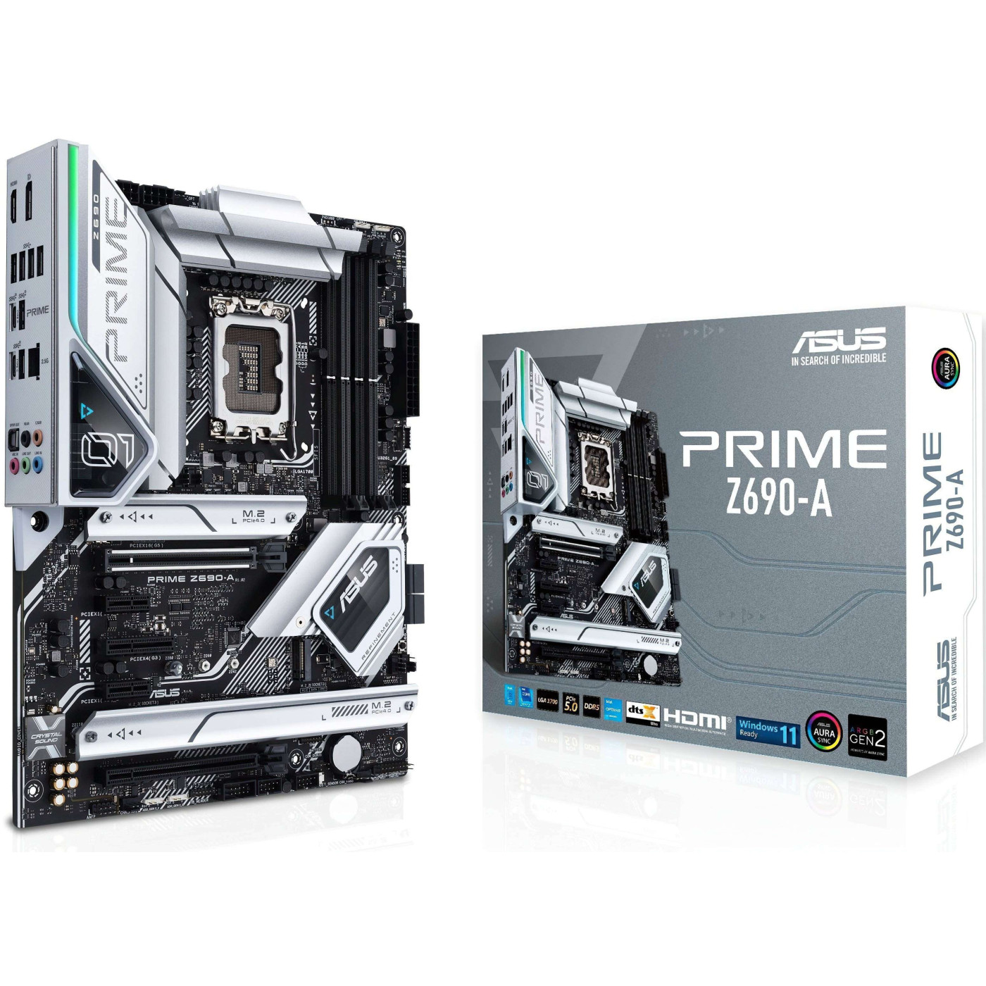 Материнская плата ASUS PRIME Z690-A (PRIME Z690-A) (Socket 1700, Intel Z690, ATX) Б/у