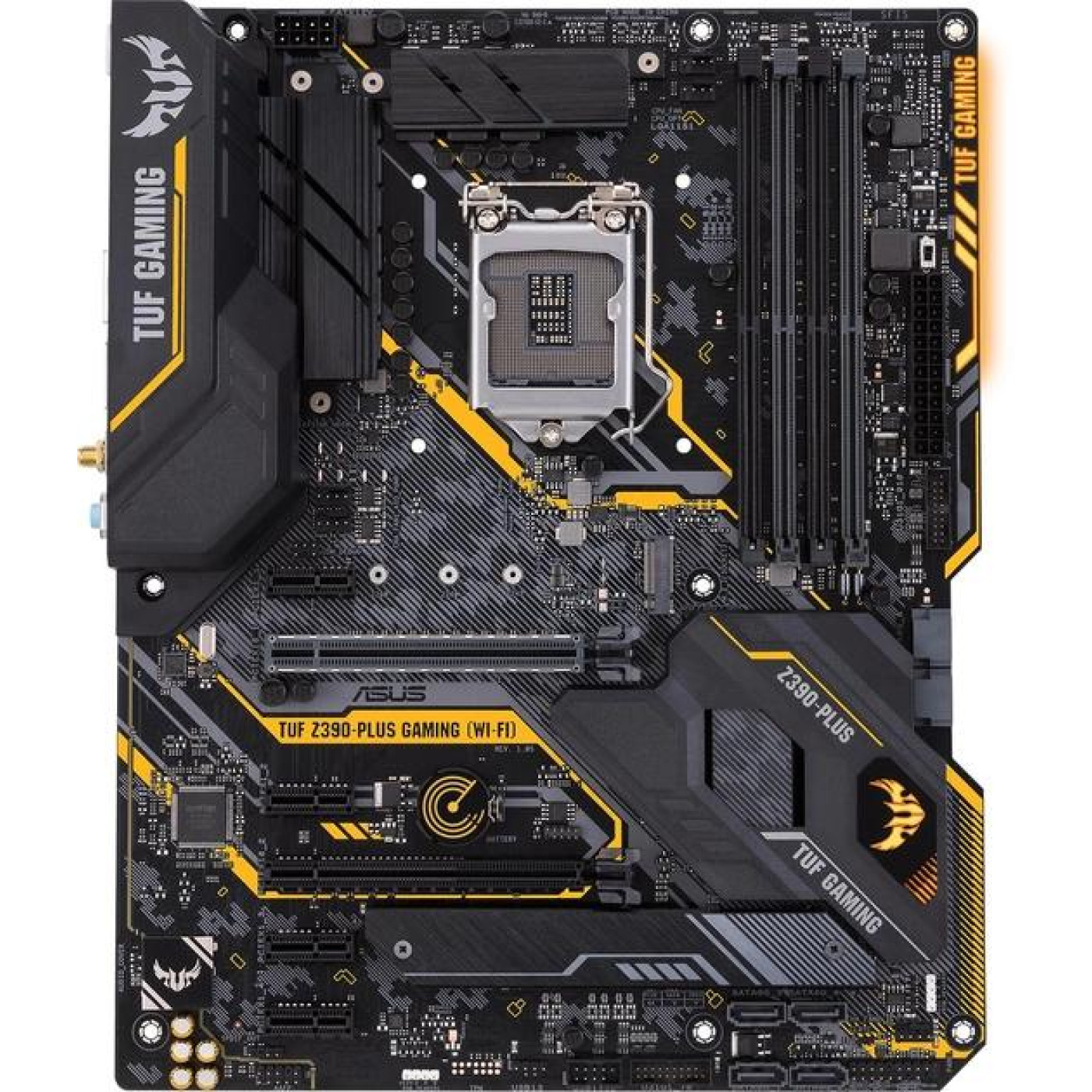 Материнська плата ASUS TUF Z390-Plus Gaming (TUF Z390-Plus Gaming) (Socket 1151 v2, Intel Z390, ATX) Б/в