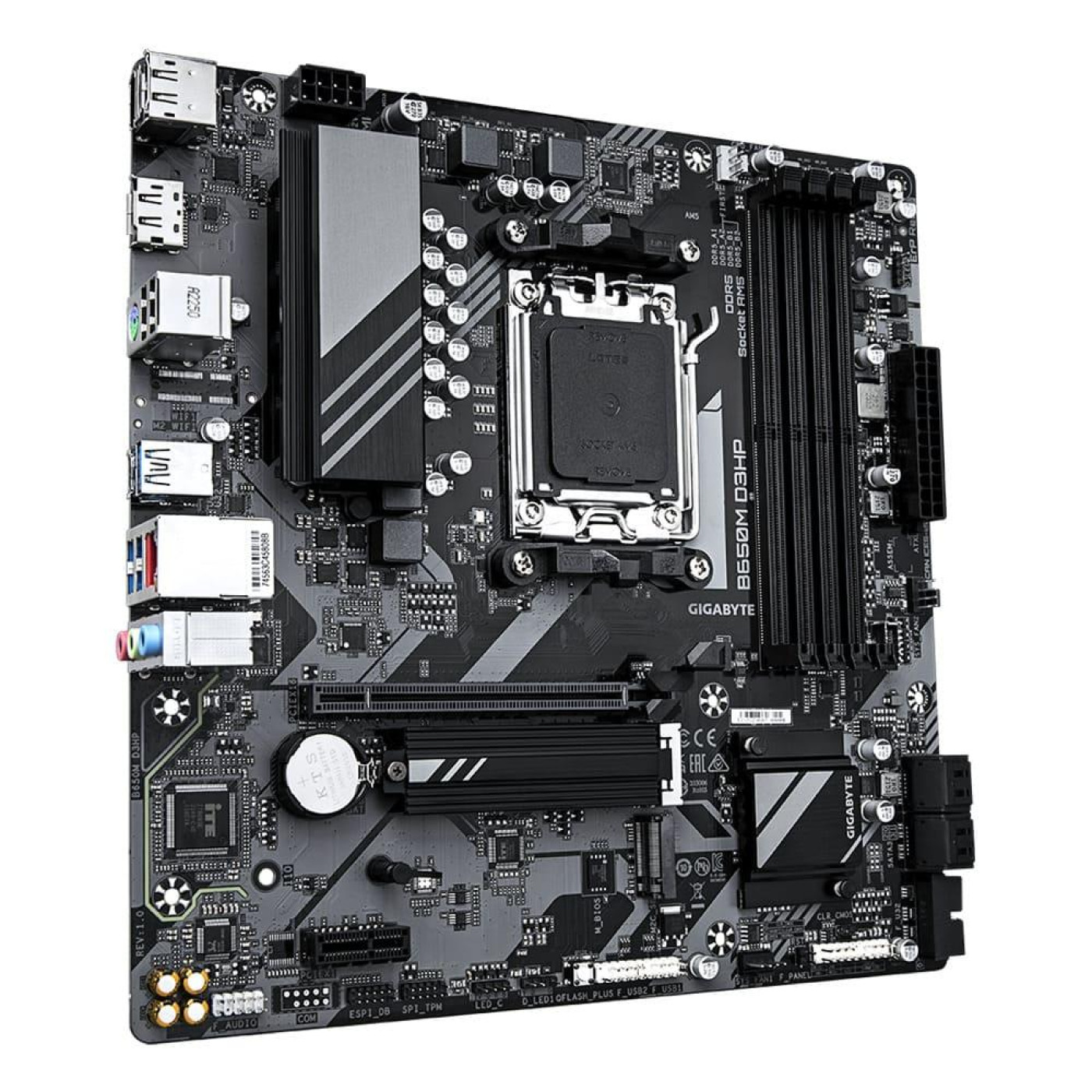 Материнська плата Gigabyte B650M D3HP (B650M D3HP) (Socket AM5, AMD B650, Micro-ATX)