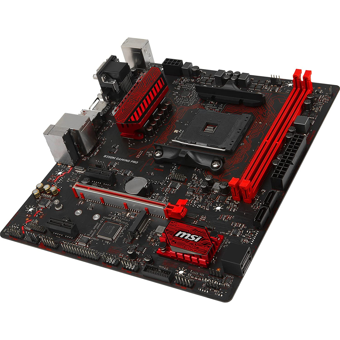 Материнская плата MSI A320M GAMING PRO (A320M GAMING PRO) (Socket AM4, AMD A320, Micro-ATX) Б/у,U1