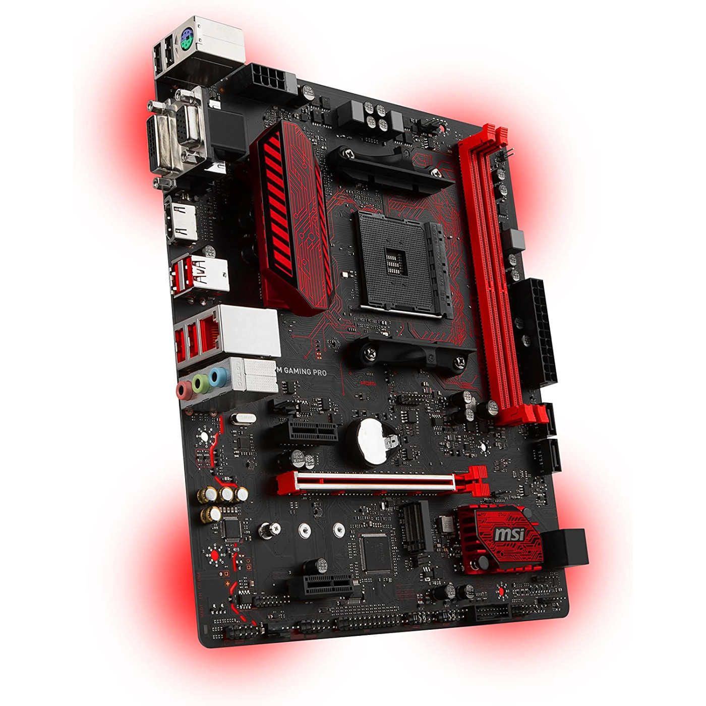 Материнская плата MSI A320M GAMING PRO (A320M GAMING PRO) (Socket AM4, AMD A320, Micro-ATX) Б/у,U1