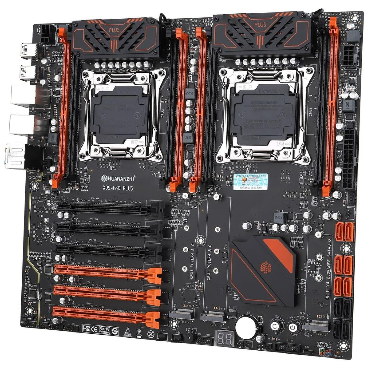 Материнська плата HUANANZHI X99 DUAL-F8D Plus (X99 DUAL-F8D Plus) (