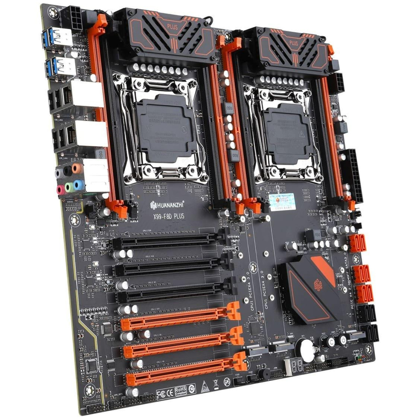 Материнська плата HUANANZHI X99 DUAL-F8D Plus (X99 DUAL-F8D Plus) (