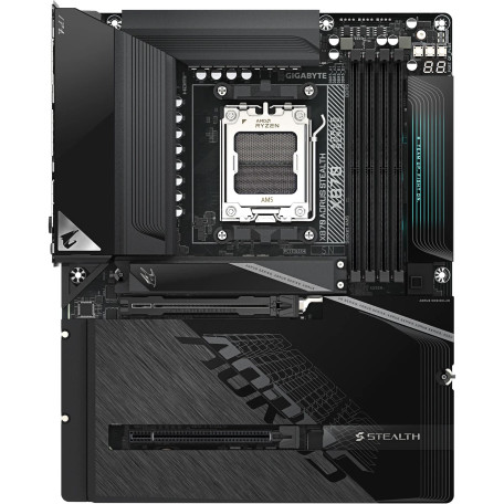 Материнська плата Gigabyte X870 AORUS STEALTH (X870 AORUS STEALTH) (Socket AM5, AMD X870, ATX)