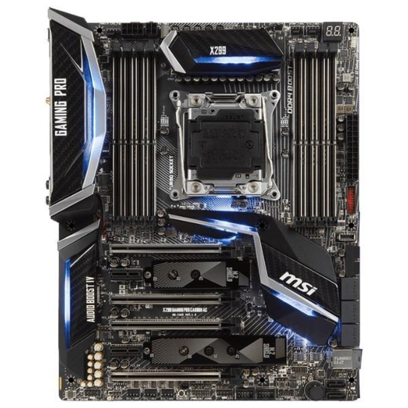 Материнская плата MSI X299 Gaming Pro Carbon AC (X299 Gaming Pro Carbon AC) (s2066, Intel X299, ATX)
