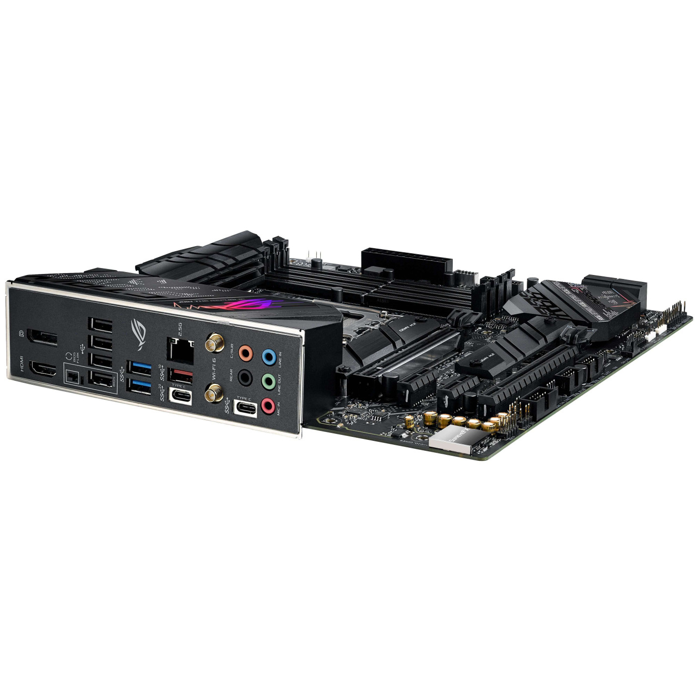 Материнская плата ASUS ROG STRIX B660-G GAMING WIFI (ROG STRIX B660-G GAMING WIFI) (Socket 1700, Intel B660, Micro-ATX) Б/у