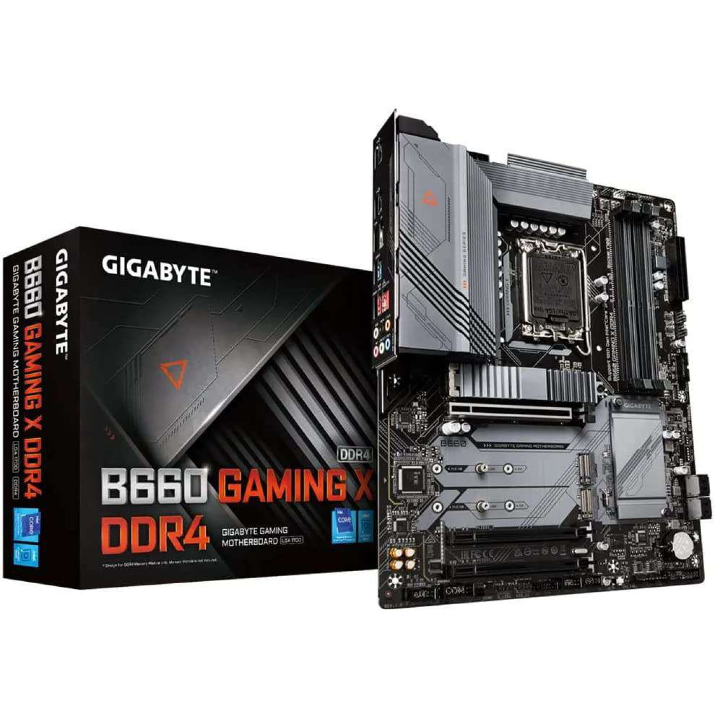 Материнская плата Gigabyte B660 GAMING X DDR4 (B660 GAMING X DDR4) (Socket 1700, Intel B660, ATX) Б/у