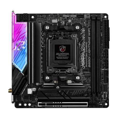 Материнська плата AsRock B850I Lightning WiFi (B850I Lightning WiFi) (Socket AM5, AMD B850, Mini-ITX)