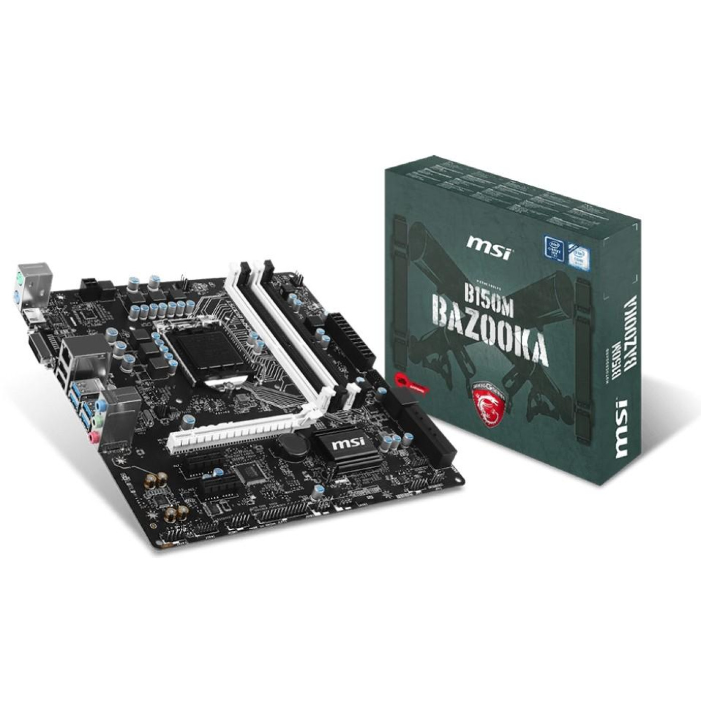 Материнська плата MSI B150M Bazooka (B150M Bazooka) (Socket 1151, Intel B150, Micro-ATX) Б/в