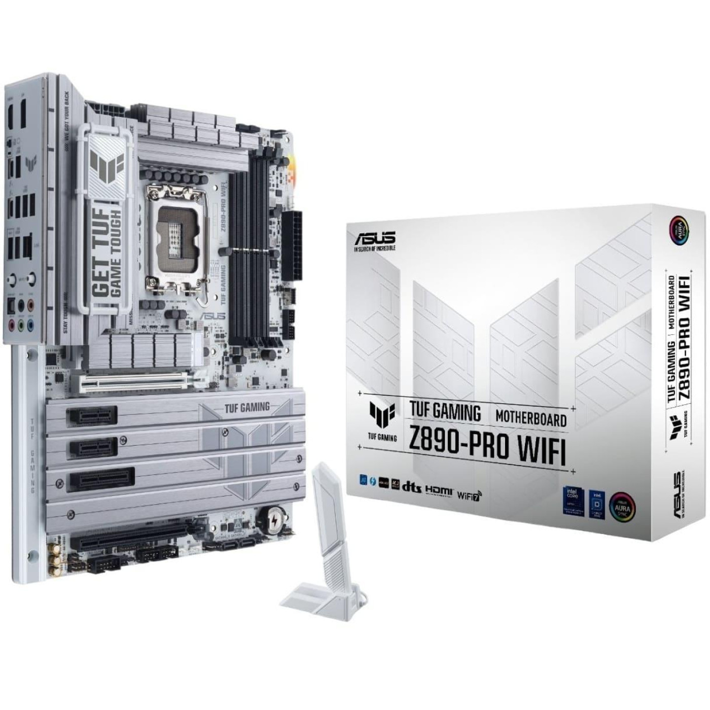 Материнська плата ASUS TUF GAMING Z890-PRO WIFI (TUF GAMING Z890-PRO WIFI) (Socket 1851, Intel Z890, ATX) Б/в