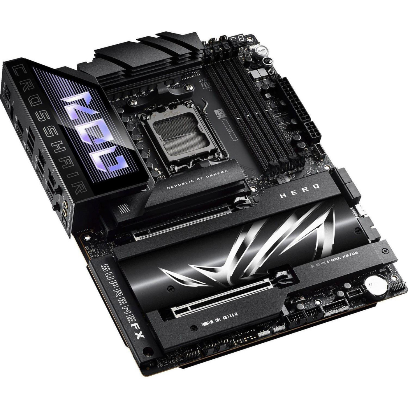 Материнська плата ASUS ROG CROSSHAIR X870E HERO WiFi (CROSSHAIR X870E HERO) (Socket AM5, ) Б/в
