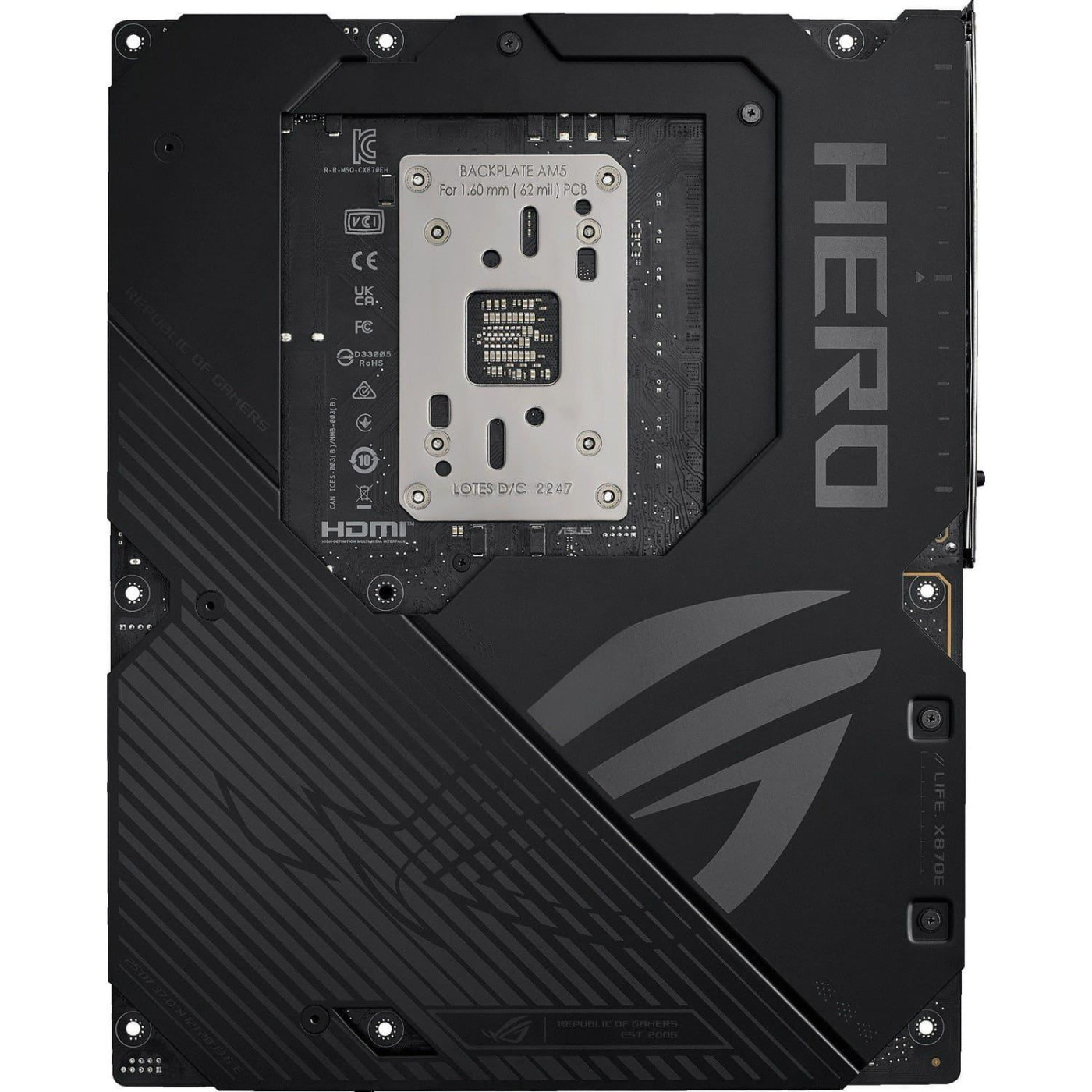 Материнська плата ASUS ROG CROSSHAIR X870E HERO WiFi (CROSSHAIR X870E HERO) (Socket AM5, ) Б/в