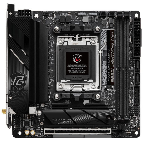Материнська плата AsRock B650I LIGHTNING WIFI (B650I LIGHTNING WIFI) (Socket AM5, AMD B650, Mini-ITX)