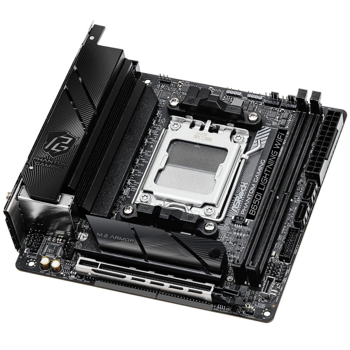 Материнська плата AsRock B650I LIGHTNING WIFI (B650I LIGHTNING WIFI) (Socket AM5, AMD B650, Mini-ITX)