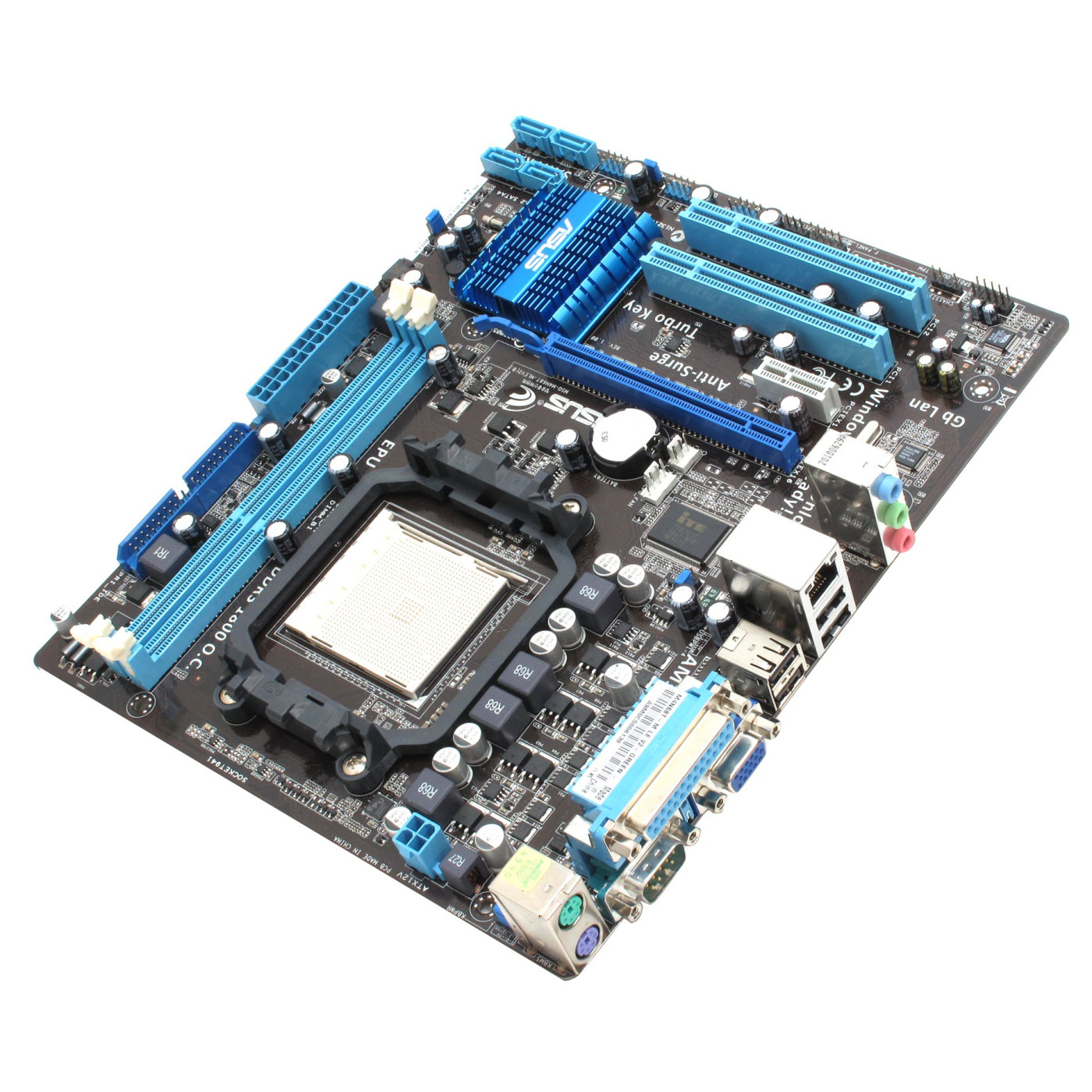 Материнская плата ASUS M4N68T-M LE V2 (M4N68T-M LE V2) (Socket AM3, NVIDIA nForce 630a, ATX) Б/у
