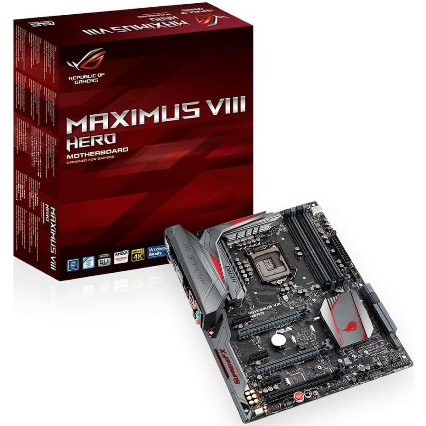 Материнская плата ASUS Maximus VIII Hero (Maximus VIII Hero) (Socket 1151, Intel Z170, ATX) Б/у
