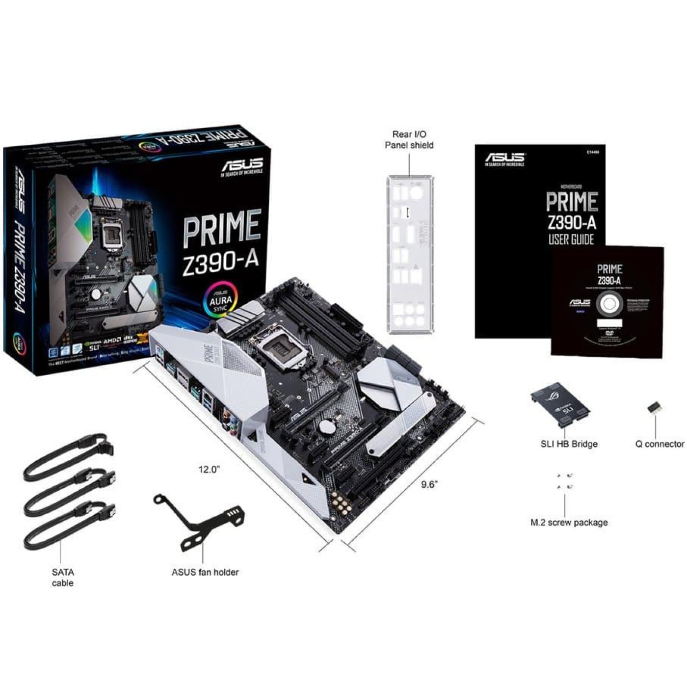 Материнська плата ASUS Prime Z390-A Gaming (Prime Z390-A Gaming) (Socket 1151 v2, Intel Z390, ATX) Б/в