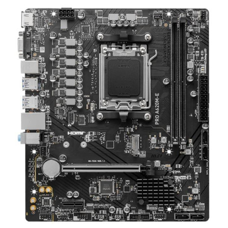 Материнська плата MSI PRO A620M-E (PRO A620M-E) (Socket AM5, AMD A620, Micro-ATX) Б/в
