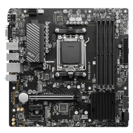 Материнська плата MSI Pro B650M-P (PRO B650M-P) (Socket AM5, AMD B650, Micro-ATX) FR