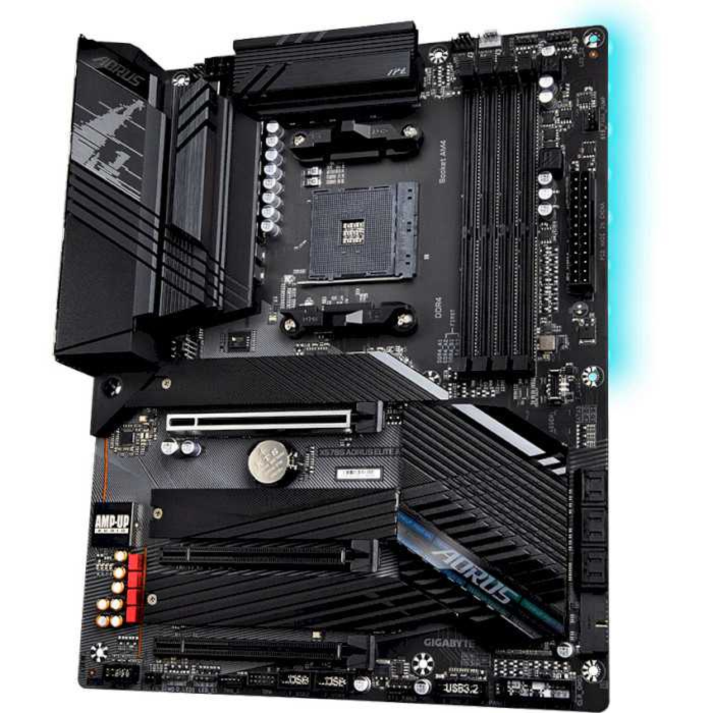 Материнська плата Gigabyte X570S AORUS ELITE AX (X570S AORUS ELITE AX) (Socket AM4, AMD X570, ATX) Б/в