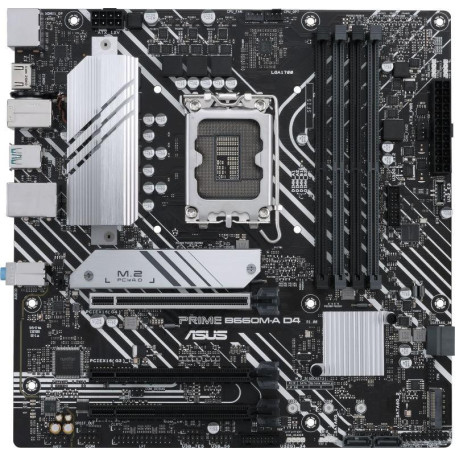 Материнська плата ASUS PRIME B660M-A D4-CSM (PRIME B660M-A D4-CSM) (Socket 1700, Intel B660, Micro-ATX)