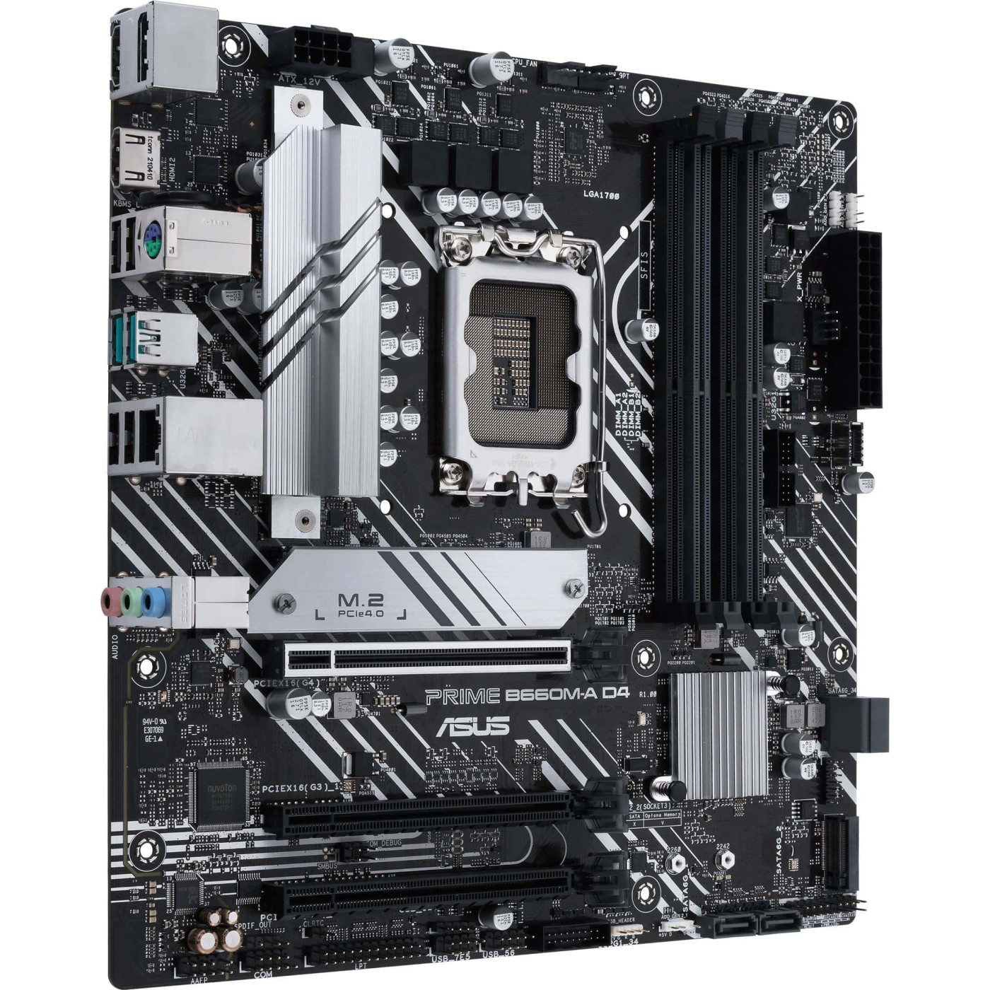 Материнська плата ASUS PRIME B660M-A D4-CSM (PRIME B660M-A D4-CSM) (Socket 1700, Intel B660, Micro-ATX)