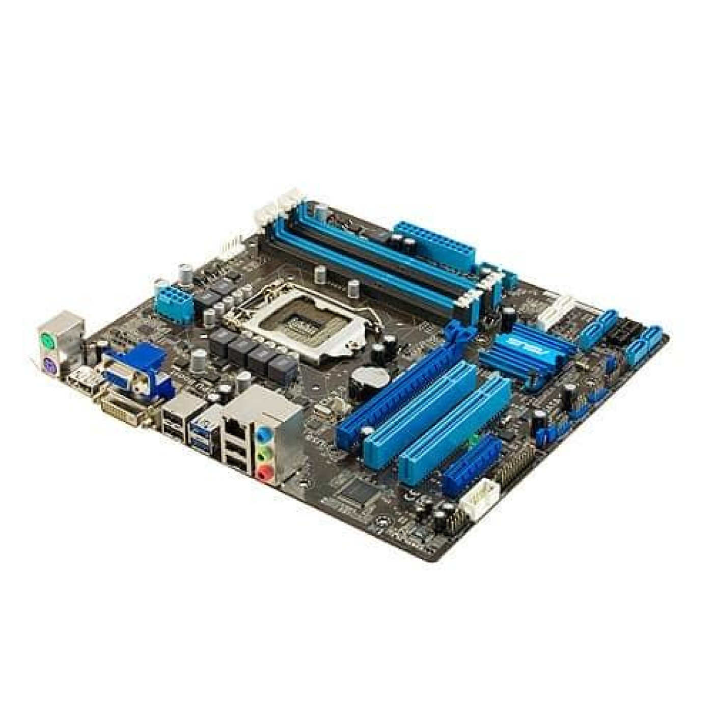 Материнская плата ASUS P8Q77-M (P8Q77-M) (s1155, Intel Q77, Micro-ATX) Б/у