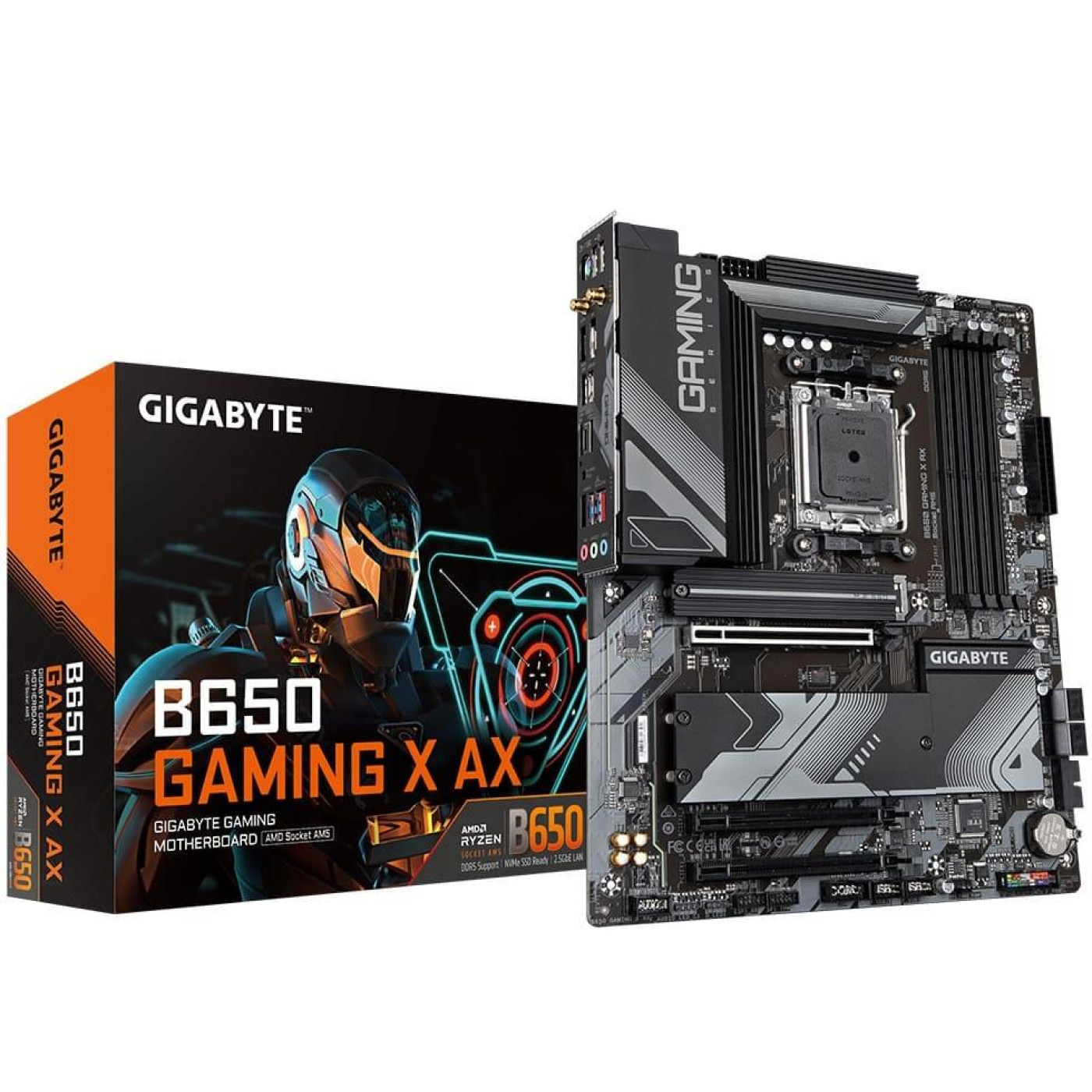 Материнская плата Gigabyte B650 GAMING X AX (B650 GAMING X AX) (Socket AM5, AMD B650, ATX) Б/у