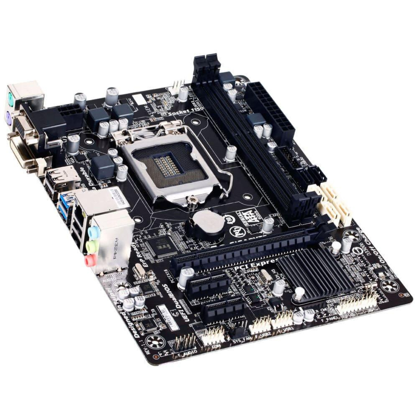 Материнская плата Gigabyte GA-B85M-D2V (GA-B85M-D2V) (Socket 1150, Intel B85, Micro-ATX) Б/у