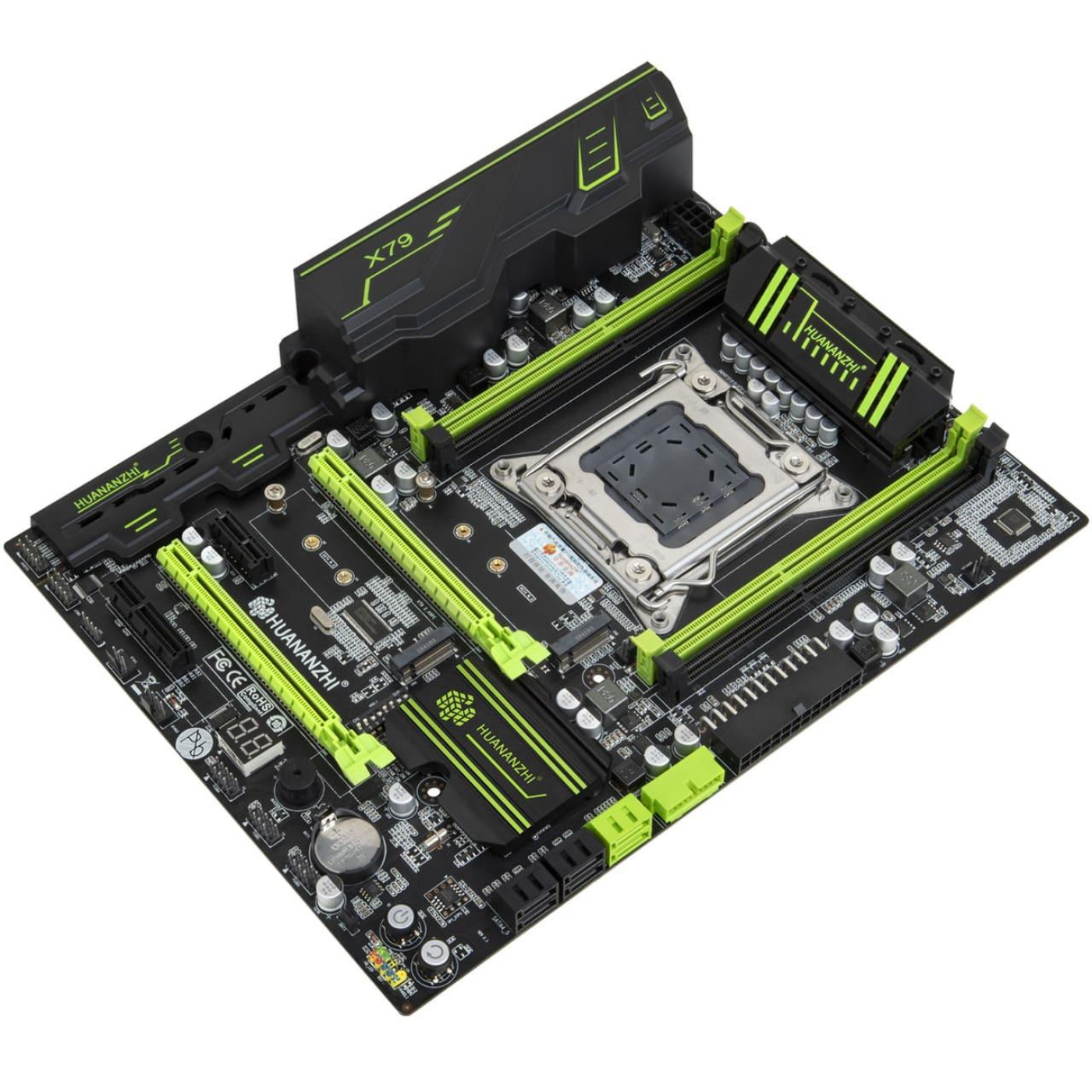 Материнская плата Huanan Huananzhi X79 E5 2.49 (X79 E5 2.49) (s2011, Intel X79, ATX) Б/у