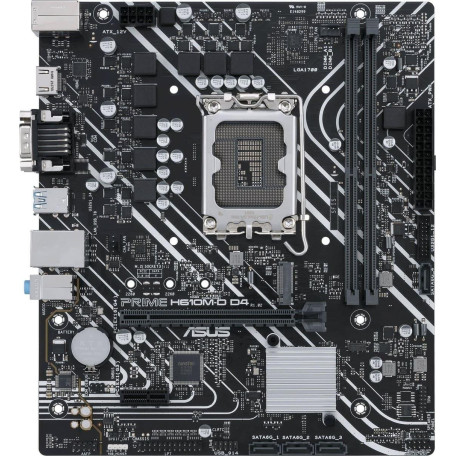 Материнська плата ASUS PRIME H610M-D D4 (PRIME H610M-D D4) (Socket 1700, Intel H610, Micro-ATX)
